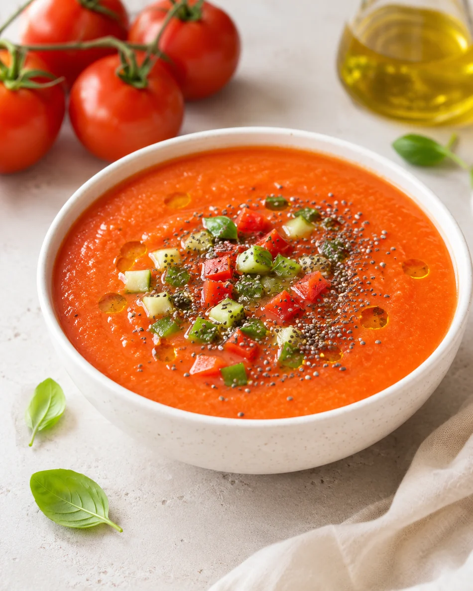 Gazpacho con chía